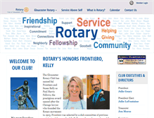 Tablet Screenshot of gloucesterrotary.org